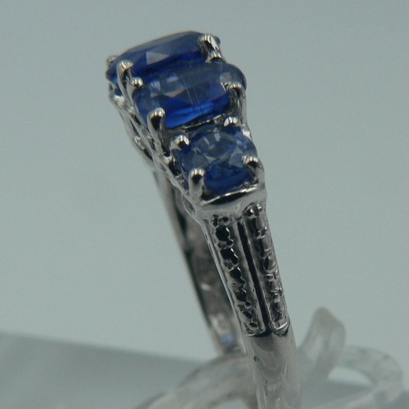 Sz 5 Genuine Himalayan Kyanite Ring NWOT - Picture 3 of 4